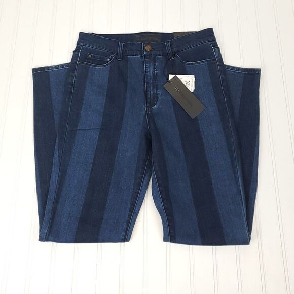 Blue Revival Roxy High Rise Two Tone Skinny Jeans I-0233a - Picture 3 of 11